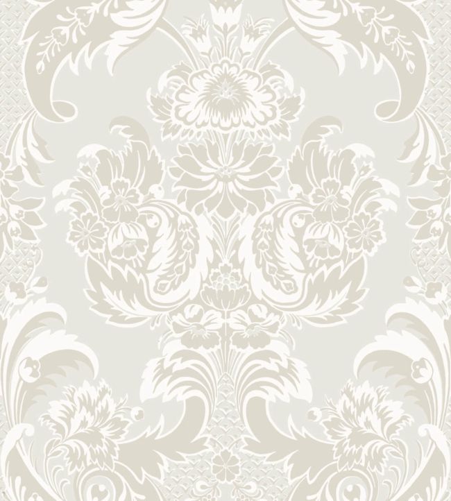 Wyndham Wallpaper - White - Cole & Son