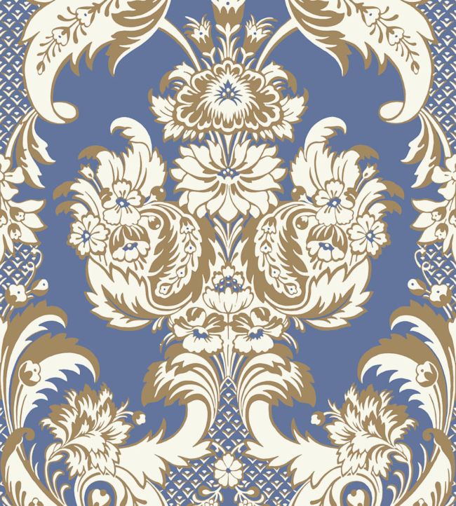 Wyndham Wallpaper - Blue  - Cole & Son