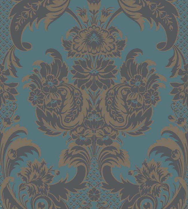 Wyndham Wallpaper - Teal  - Cole & Son