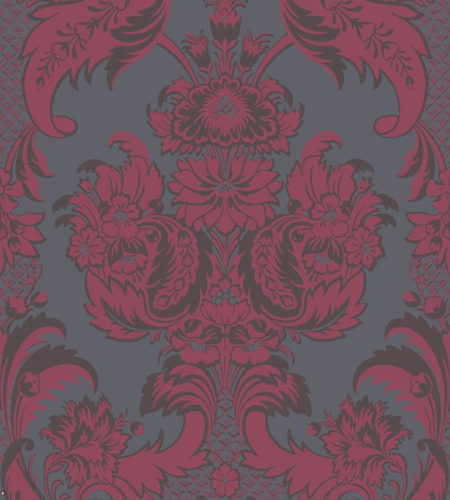 Wyndham Wallpaper - Red - Cole & Son