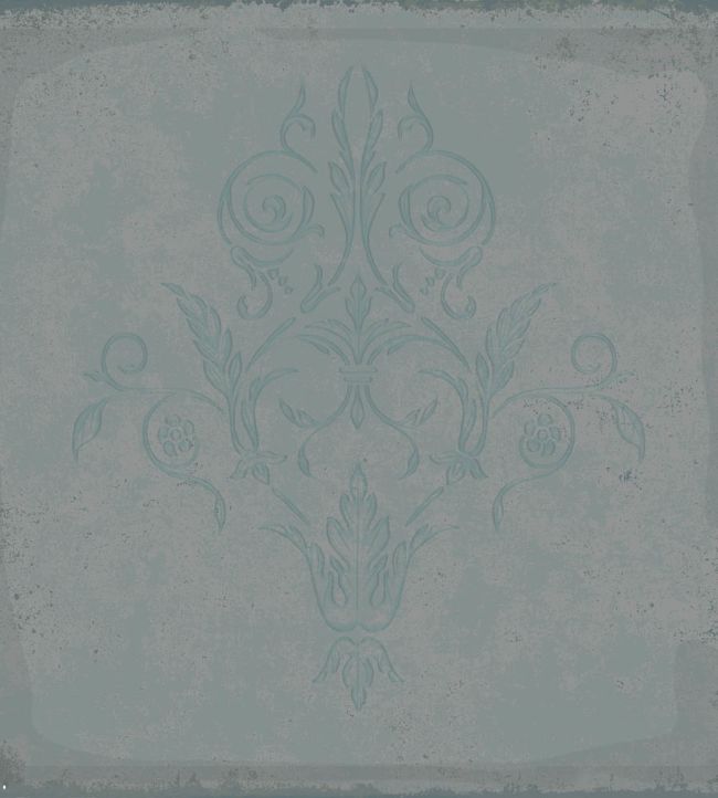 Albery Wallpaper - Teal - Cole & Son