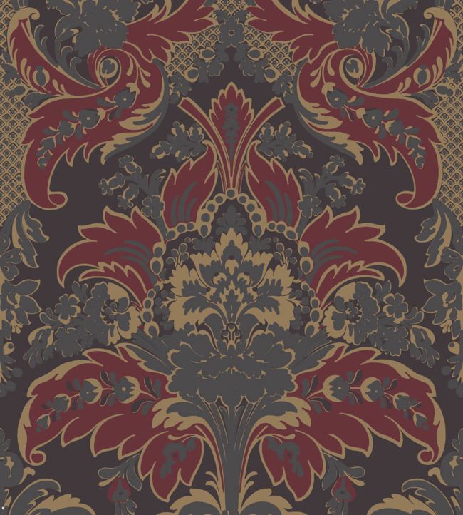 Aldwych Wallpaper - Red - Cole & Son