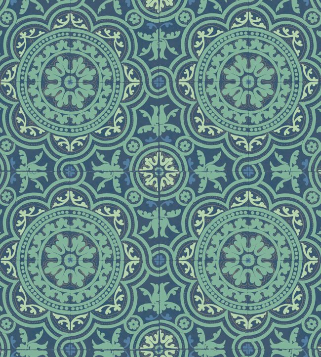 Piccadilly Wallpaper - Green - Cole & Son