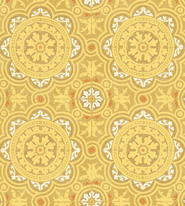 Piccadilly Wallpaper - Yellow - Cole & Son
