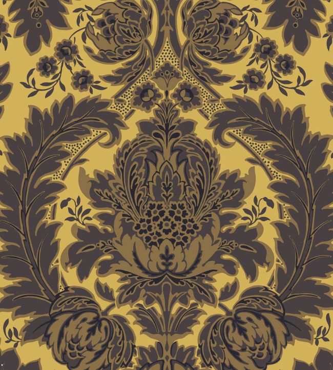Coleridge Wallpaper - Yellow - Cole & Son