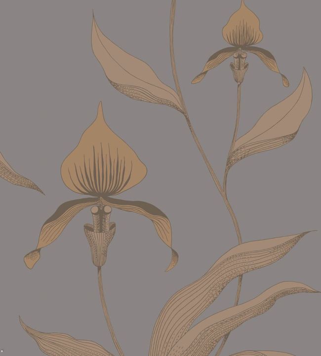 Orchid Wallpaper - Silver