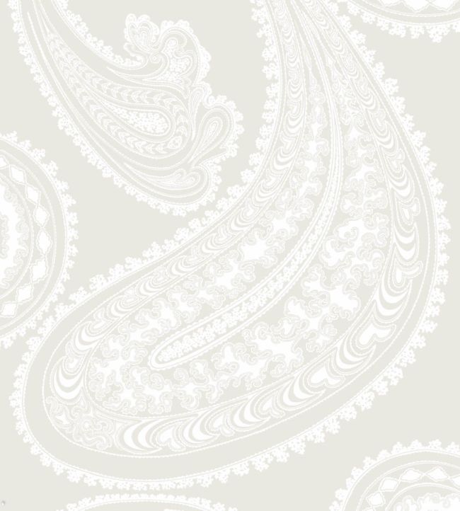 Rajapur Wallpaper - White  - Cole & Son