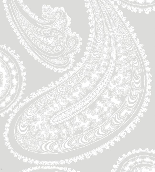 Rajapur Wallpaper - Silver - Cole & Son
