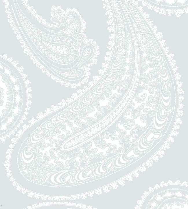 Rajapur Wallpaper - Silver - Cole & Son