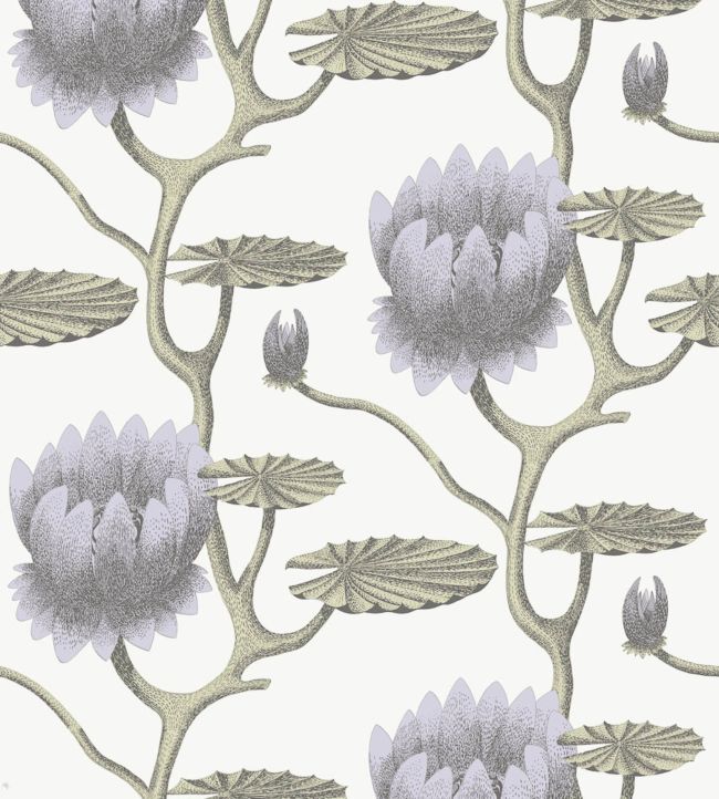 Summer Lily Wallpaper - Puprle  - Cole & Son