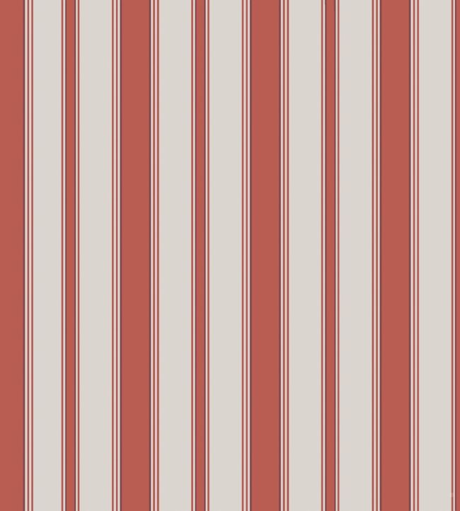 Cambridge Stripe Wallpaper - Orange