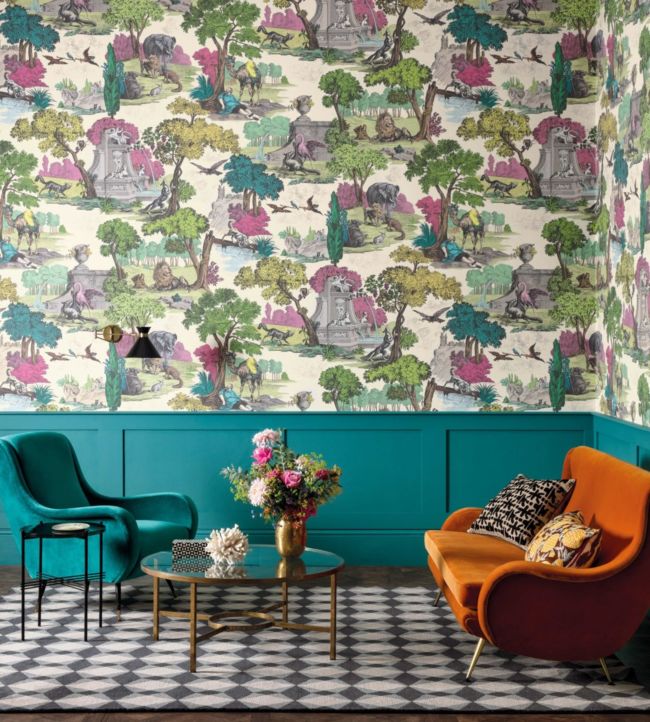 Versailles Grand Wallpaper - Multicolor - Cole & Son