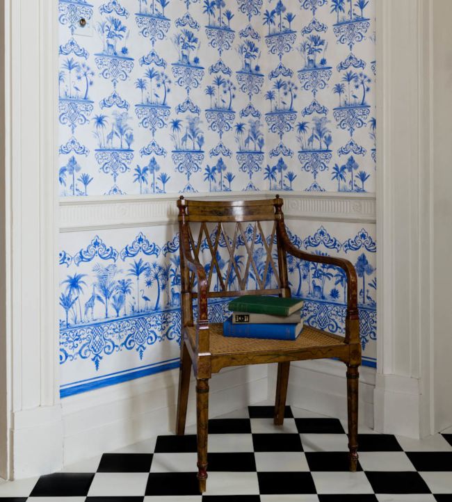 Rousseau Room Wallpaper - Blue