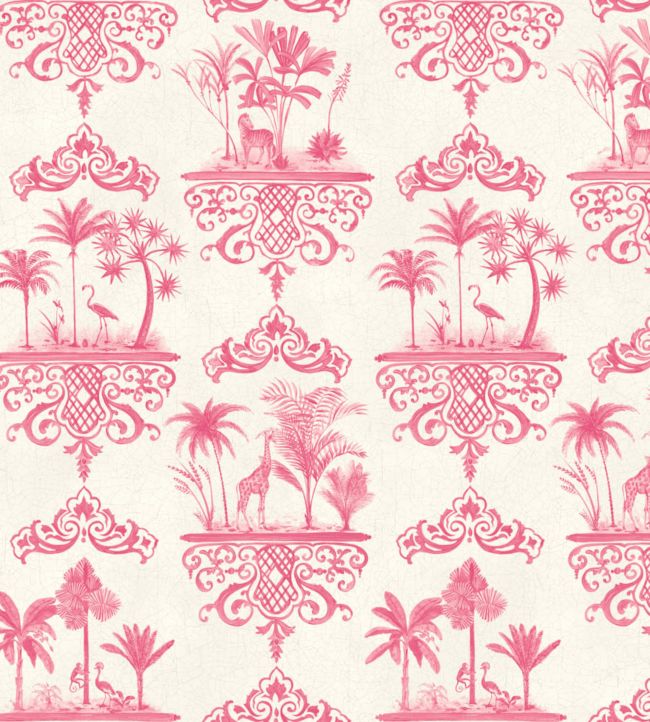 Rousseau Wallpaper - Pink