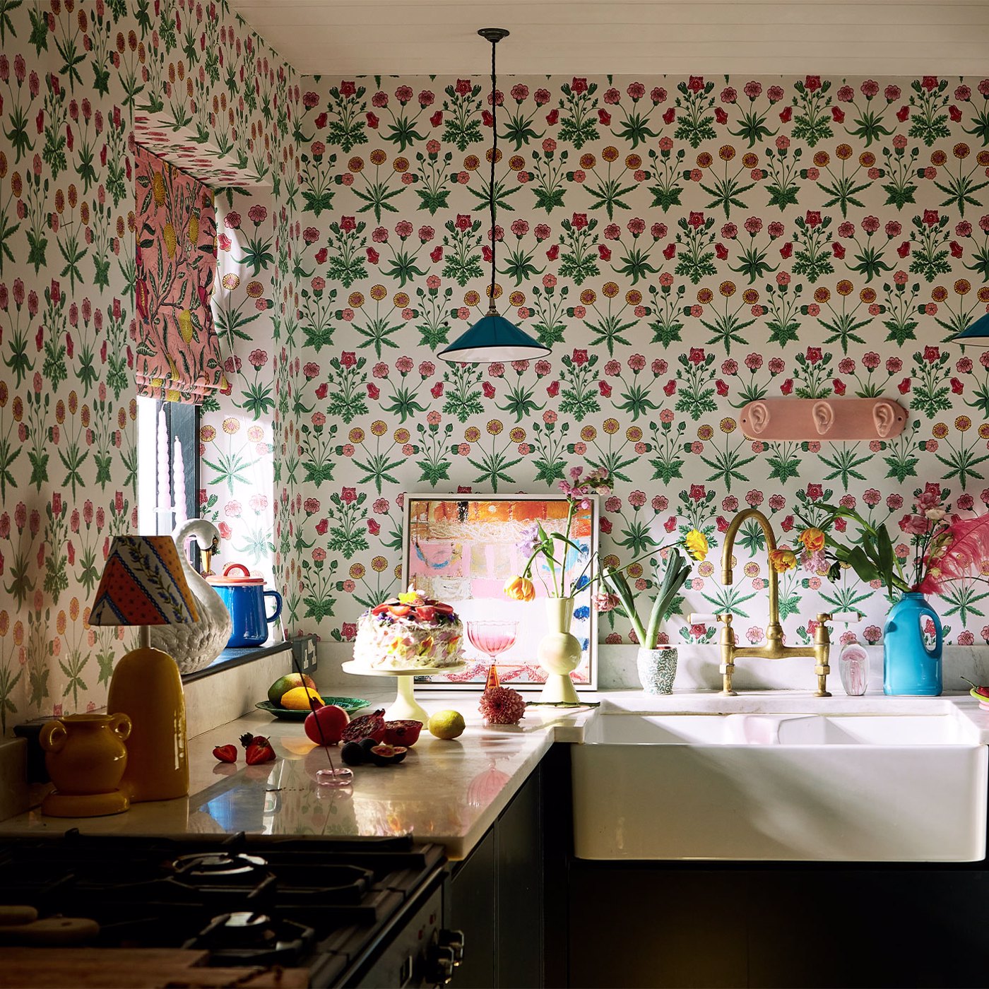 Daisy Room Wallpaper - Pink
