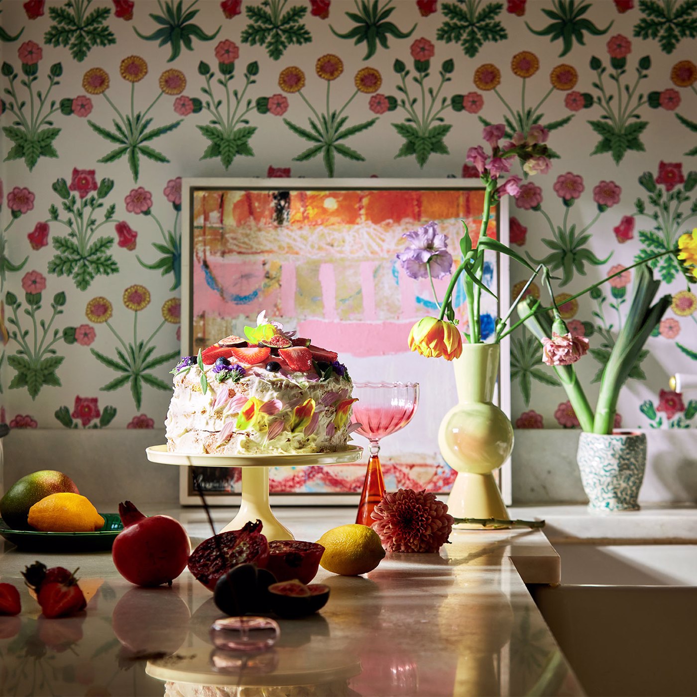 Daisy Room Wallpaper 3 - Pink