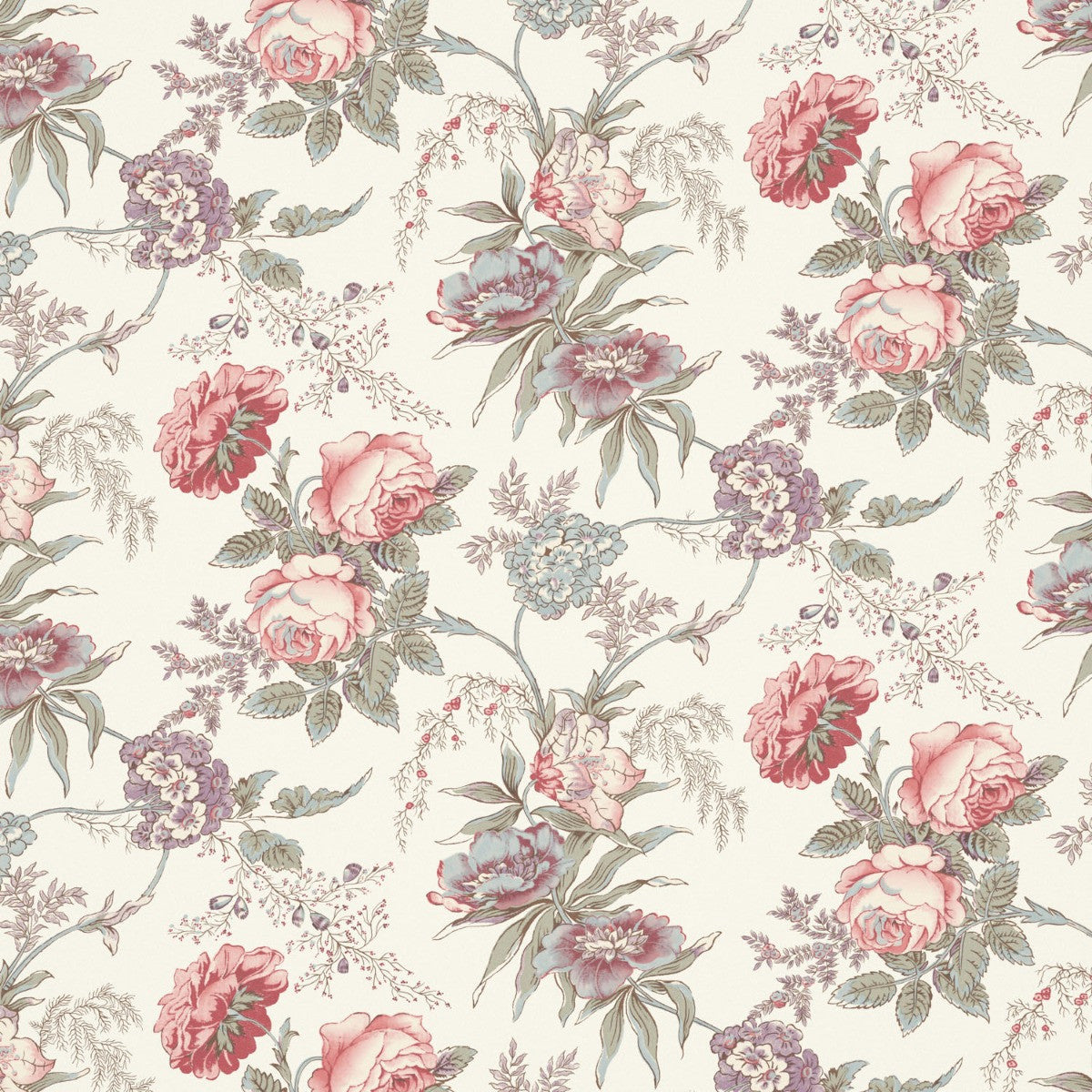 ALLENDALE Rose Wallpaper - Warner House