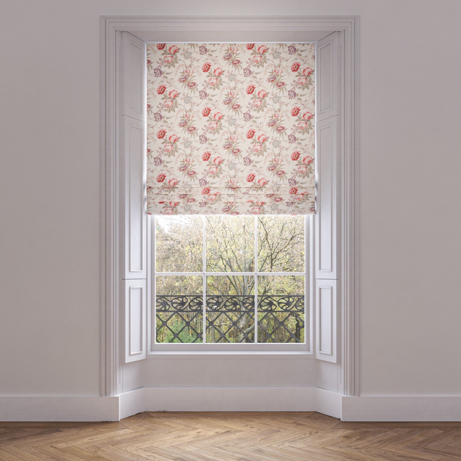 ALLENDALE Rose Linen Mix Fabric - Warner House