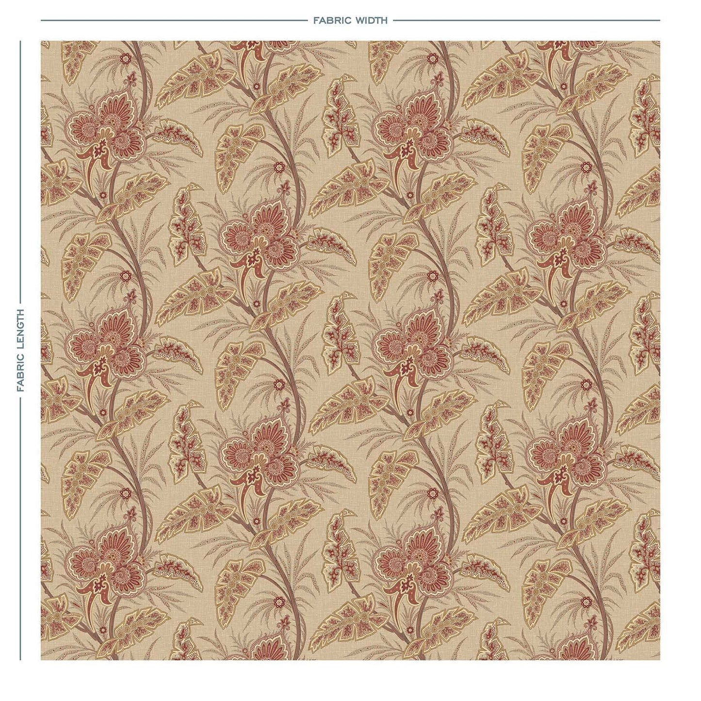 ANIKA Spice Linen Mix Fabric - Warner House