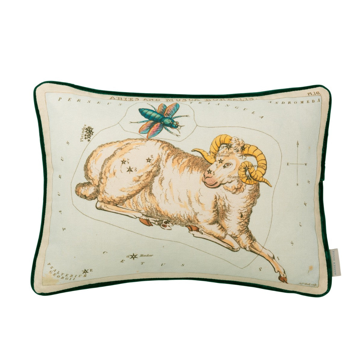 ARIES Archive Linen Mix Cushion - Warner House