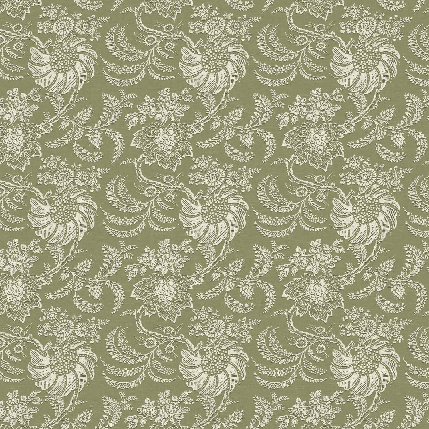 AVIGNON Fern Linen Mix Fabric - Warner House