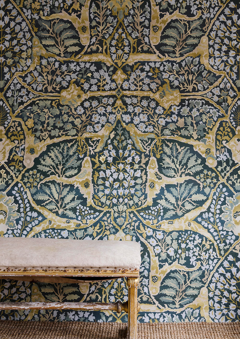 Alhambra 100 Room Wallpaper - Green