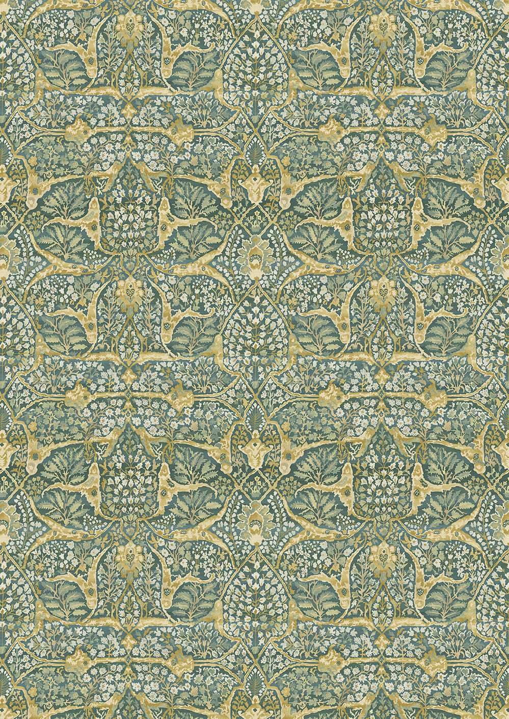 Alhambra 50 Room Wallpaper - Green