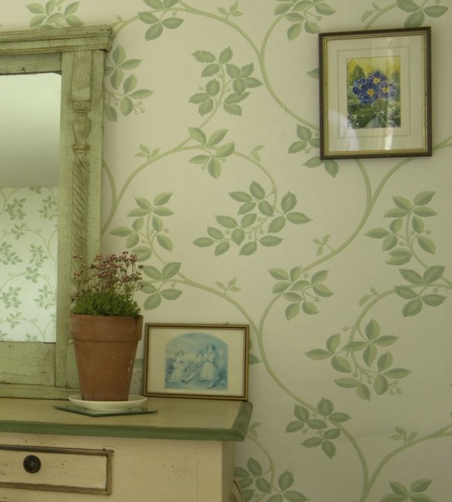 Ringwold Room Wallpaper - Green