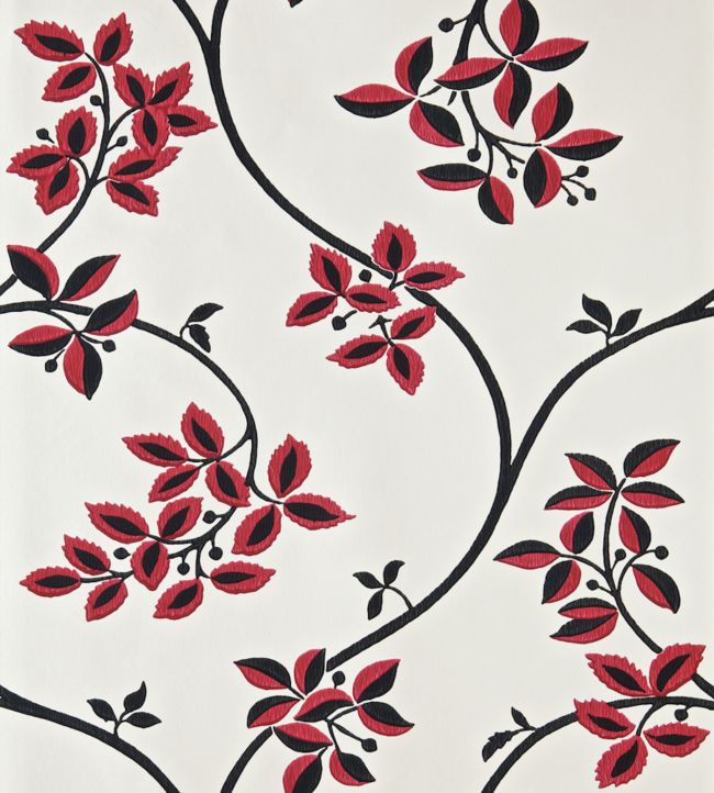 Ringwold Wallpaper - Red