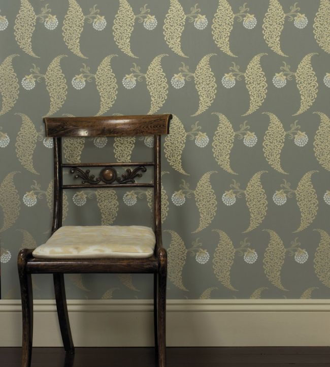 Rosslyn Room Wallpaper - Teal