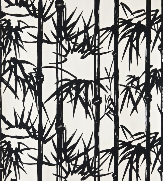 Bamboo Wallpaper - Black