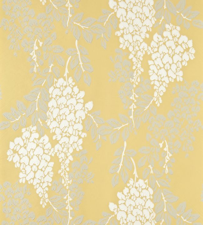 Wisteria Wallpaper - Yellow 