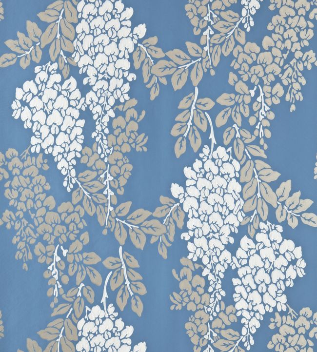 Wisteria Wallpaper - Blue