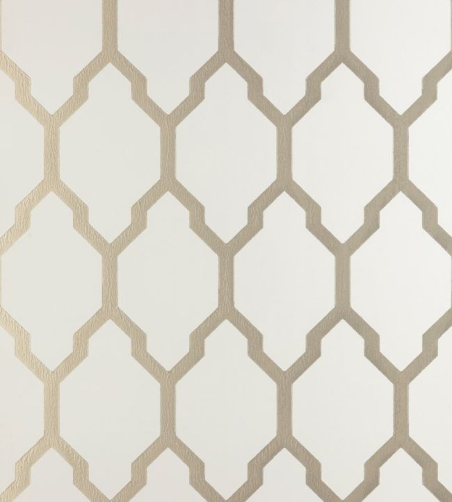 Tessella Wallpaper - White 