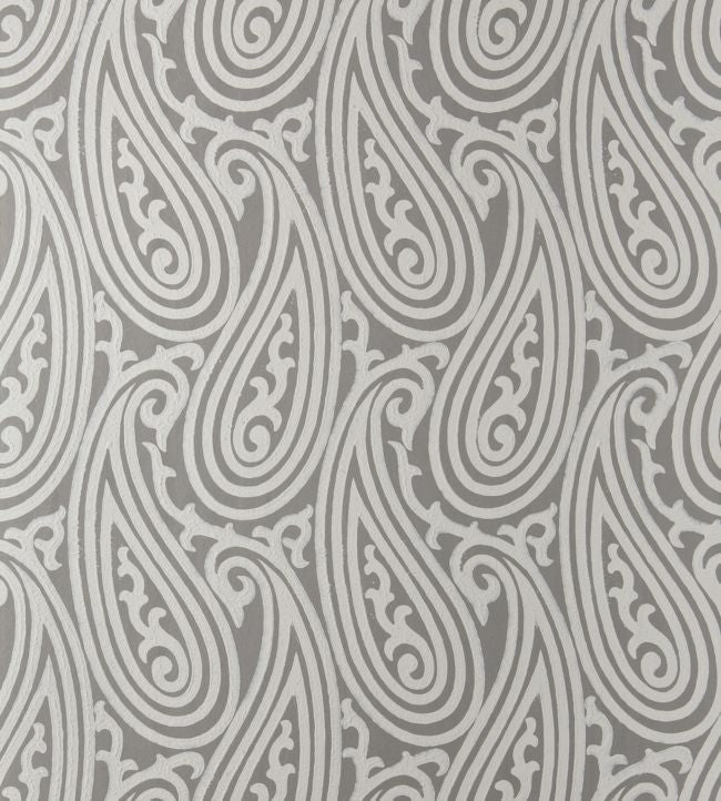 Paisley Wallpaper - Gray 