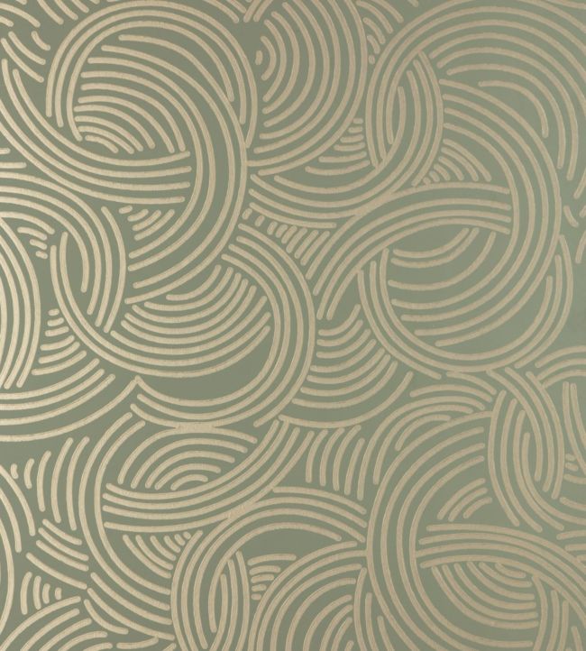 Tourbillon Wallpaper - Green 
