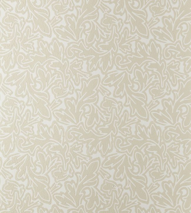 Feuille Wallpaper - Cream