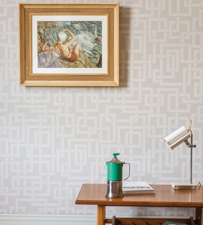 Enigma Room Wallpaper - Gray