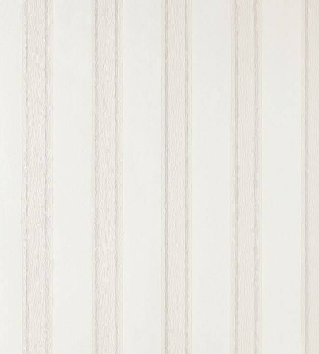 Block Print Stripe Wallpaper - White