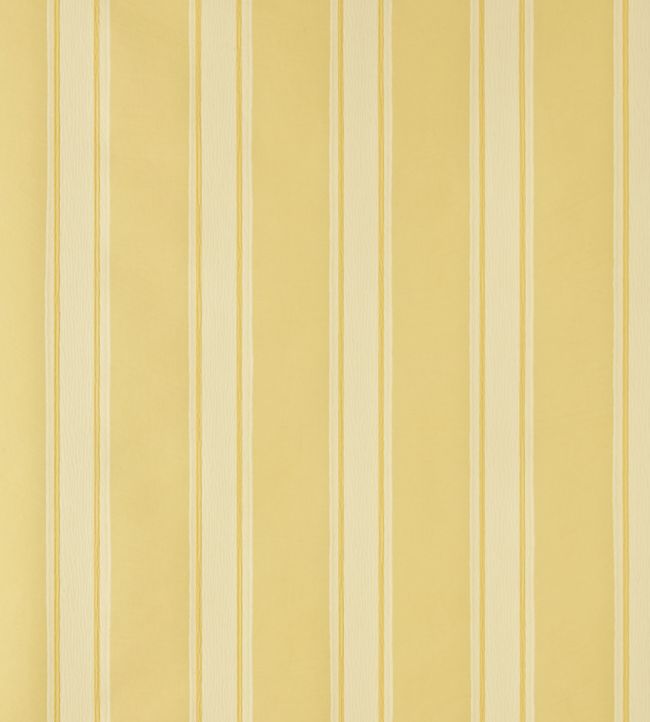 Block Print Stripe Wallpaper - Yellow