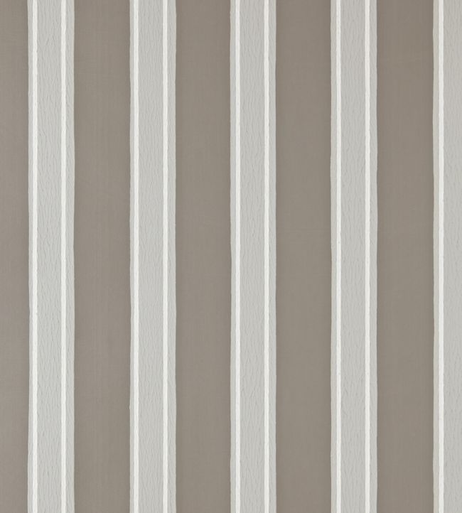Block Print Stripe Wallpaper - Brown
