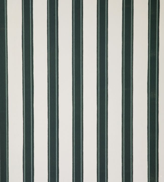 Block Print Stripe Wallpaper - Black
