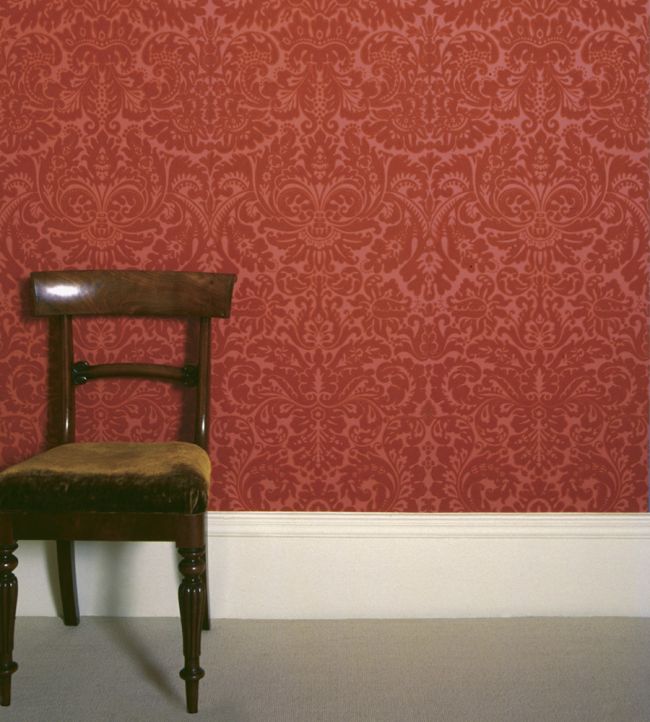 Silvergate Room Wallpaper - Red
