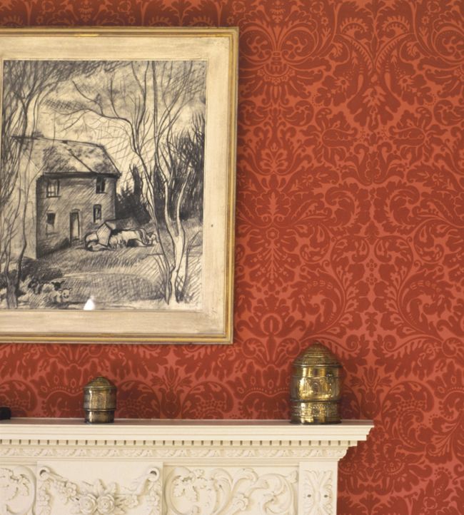 Silvergate Room Wallpaper - Red