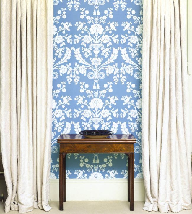 St Antoine Room Wallpaper - Blue