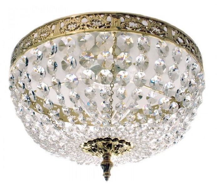 IP44 rated crystal bathroom chandelier for low ceilings