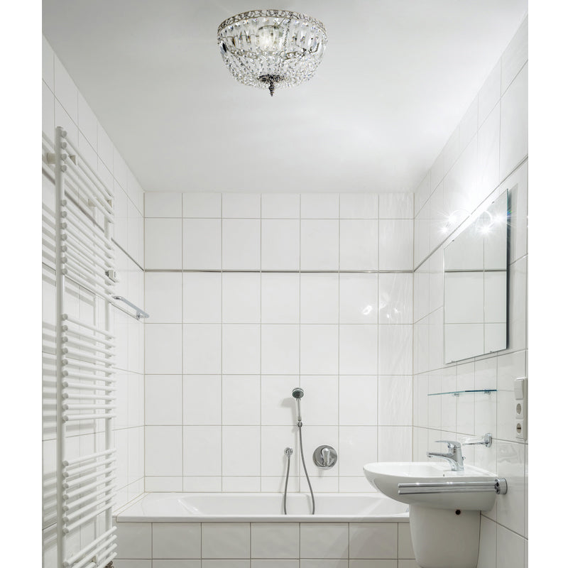 02 Nickel Bathroom Plafond Chandelier