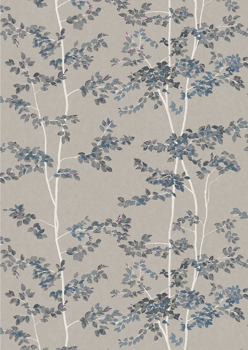 Beech Room Wallpaper - Gray