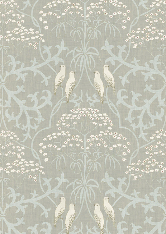 Bella Wallpaper - Gray - Lewis & Wood