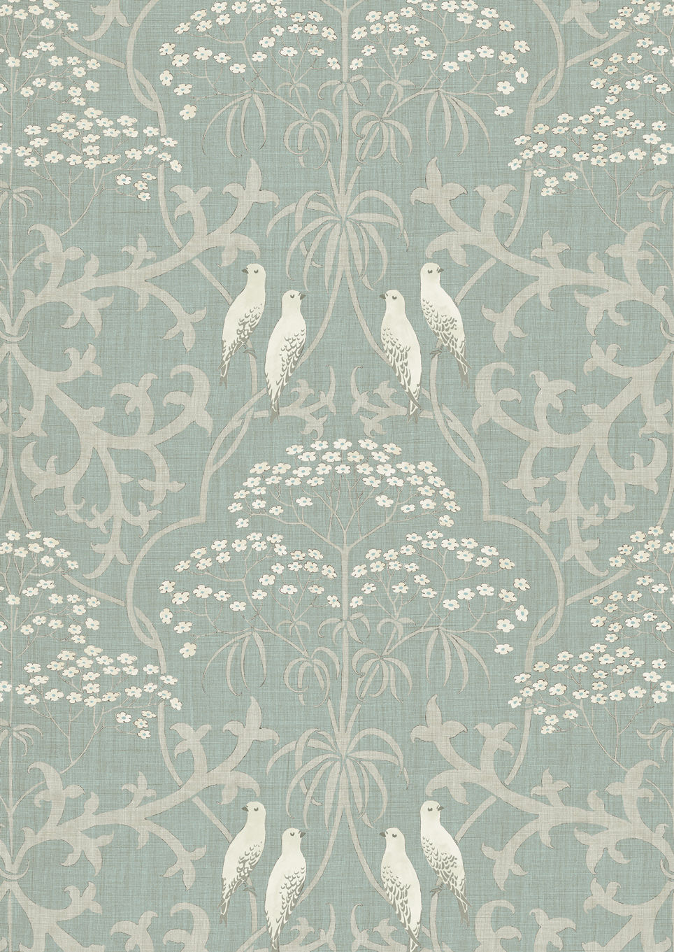 Bella Wallpaper - Green - Lewis & Wood